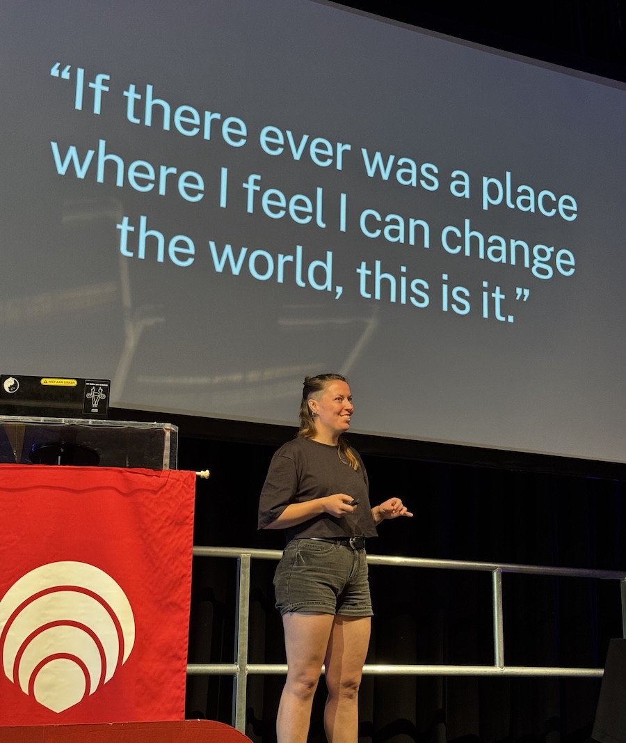 Veerle on change