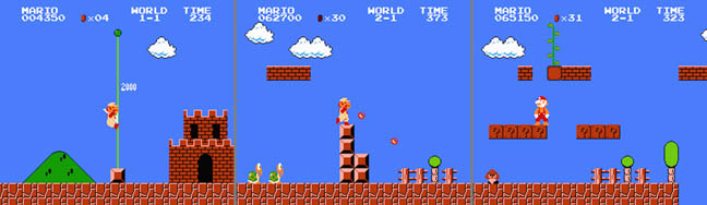 Super Mario Platform Analogy