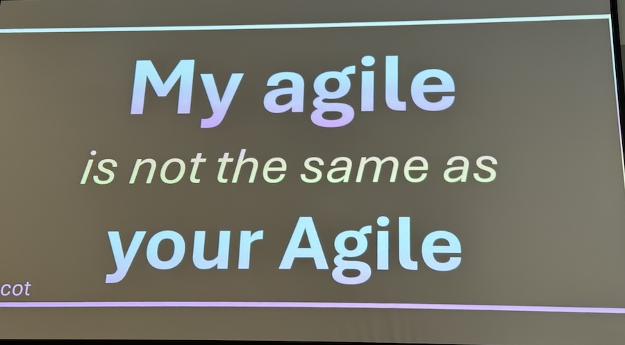 My agile is not your agile