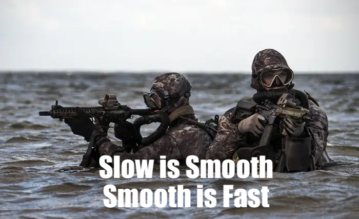 Slow is Smooth. Smooth is Fast